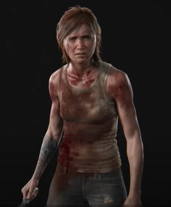 Ellie Williams, video game characters, The Last of Us 2, Abby, Firefly,  moth, PlayStation, video games, red