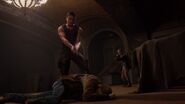 Abby prepares to shoot Tommy