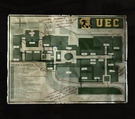 UEC Campus Map