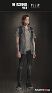 L'apparence d'Ellie dans The Last of Us Part 2.
