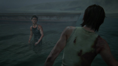 The Last of Us Part 2 Ellie amenaza a Lev