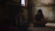 TLOU HBO Marlene talks with Ellie