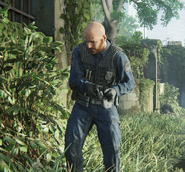 A FEDRA soldier with a ballistic vest.
