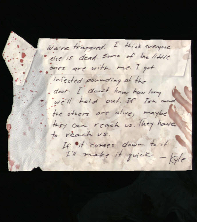Cornered Note The Last Of Us Wiki Fandom Cornered Note The Last Of Us Wiki Fandom