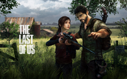 Ellie et Joel concept d'art