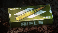 Rifle ammo.