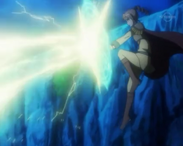  casting the Izuchi spell.  also knows it and uses it in .