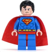 Superman's original minfigure, what his appearance in the films are based on.