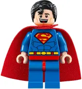 Superman's The LEGO Batman Movie theme figure. Note that he has a different head and a soft cloth cape.
