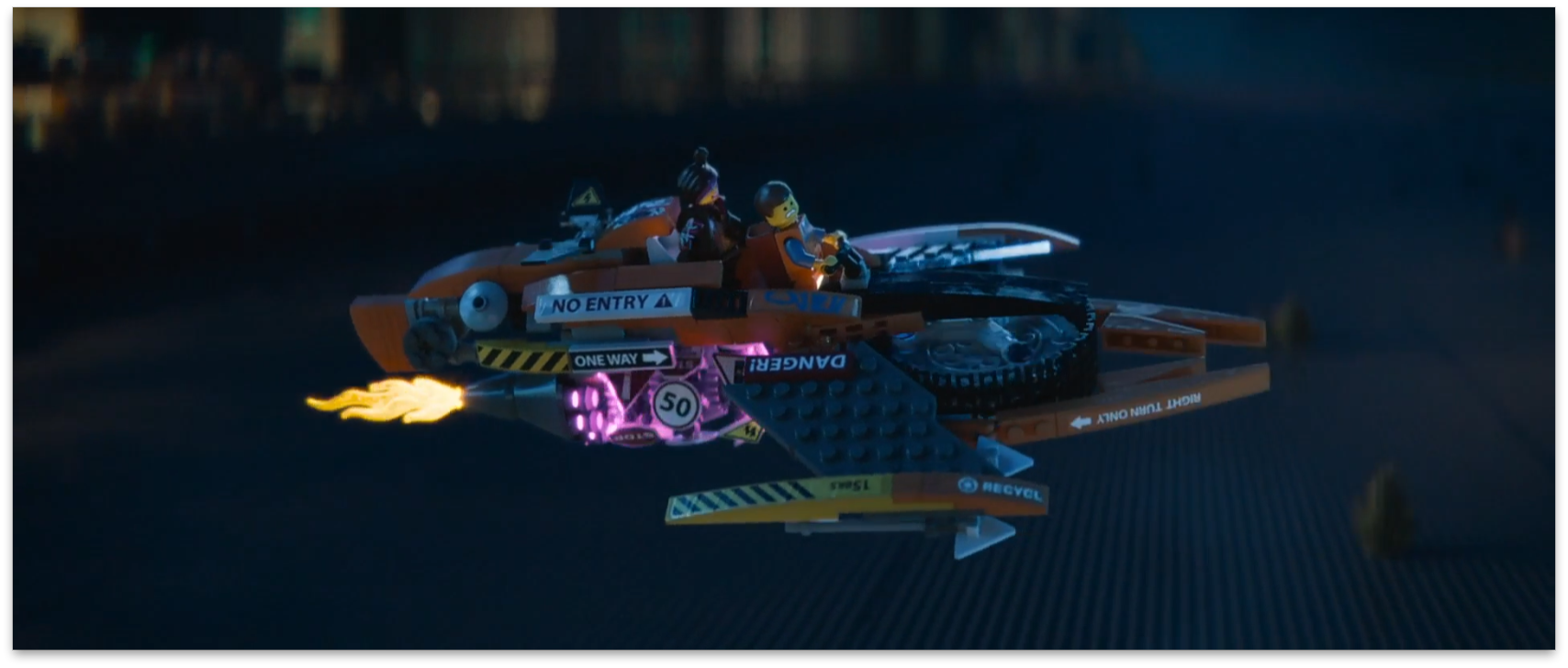 lego movie super cycle chase