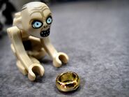 Gollum with the One Ring