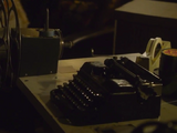 James Desmond Wheeler's typewriter