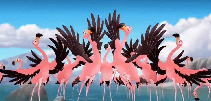 Лев фламинго. Кинг фламинго. Лев и фламинго. Фламинго зажежеганье хранитель лев. Песня симба пумба марику банда пальма пальма сахарная вата.