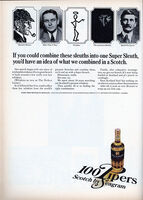 The cover illustration was also used in a March 11, 1966 Seagram Scotch ad.