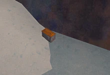 exemple de cache dans la vallée de la rivière calme; elles contiennent des objets assez rares