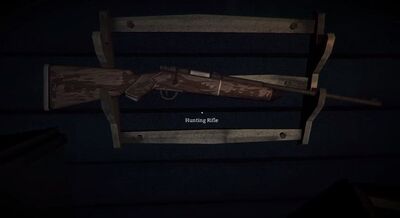 Hunting Rifle found in the Trapper's Homestead