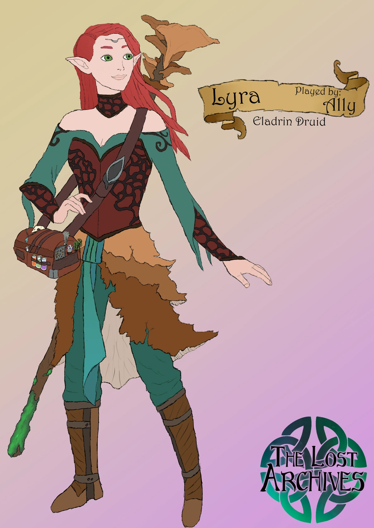 Lyra, Lady of Thorns / Dnd / Pathfinder / 5e / Dungeons and