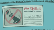 S1E08A No cannonballs label inside pool