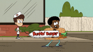 S6E13B Andre questions Benny's idea of Luan working at the Burpin' Burger