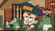 S8E03A Luan wearing a varsity beret