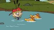 "Fish fam, great news. I got those noisy TV people out of here so you can raise your babies in peace!"