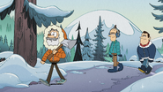 S7E17 Leonard, Lance and Lynn Sr in the forest