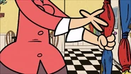 "LUAN, NO MORE COMEDY PROPS IN THE SINK!"