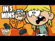 Addicted To Video Games! 'Game Off' In 5 Minutes - The Loud House