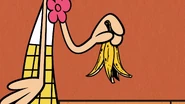Luan's banana peel.