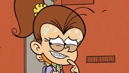 Luan is nervous about rehearsing the kissing scene.