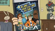 I'm going as Commander Nick Fox. He's the star of an old sci-fi movie that me and my friends are obsessed with: Planet Protection Patrol--or as we call it, Triple-P."