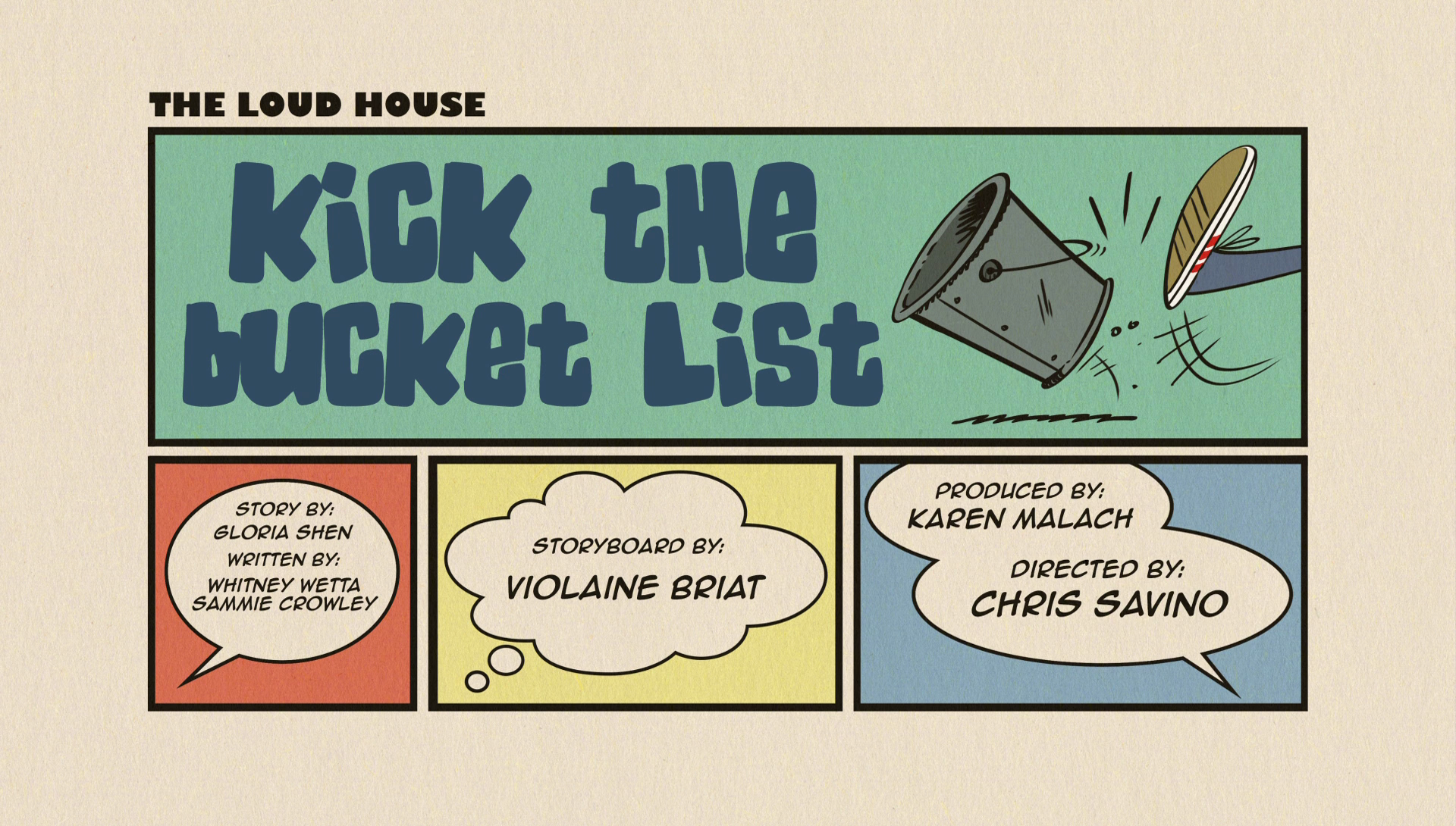 Kick the Bucket List, The Loud House Encyclopedia