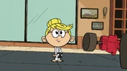 Lola is now under training at the karate dojo.