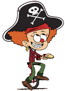 Luan's pirate outfit