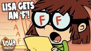 Lisa Loud Gets An ‘F’ On Her Report Card! The Loud House