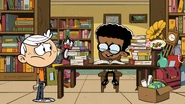 "Hey, bud, sorry about that. I wanted to get to the library early, gotta research all those antiques I bought yesterday."