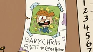 "Liam is giving away baby chicks again."