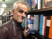 Rob Paulsen with his book