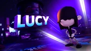 Lucy as she appears in the reveal trailer.