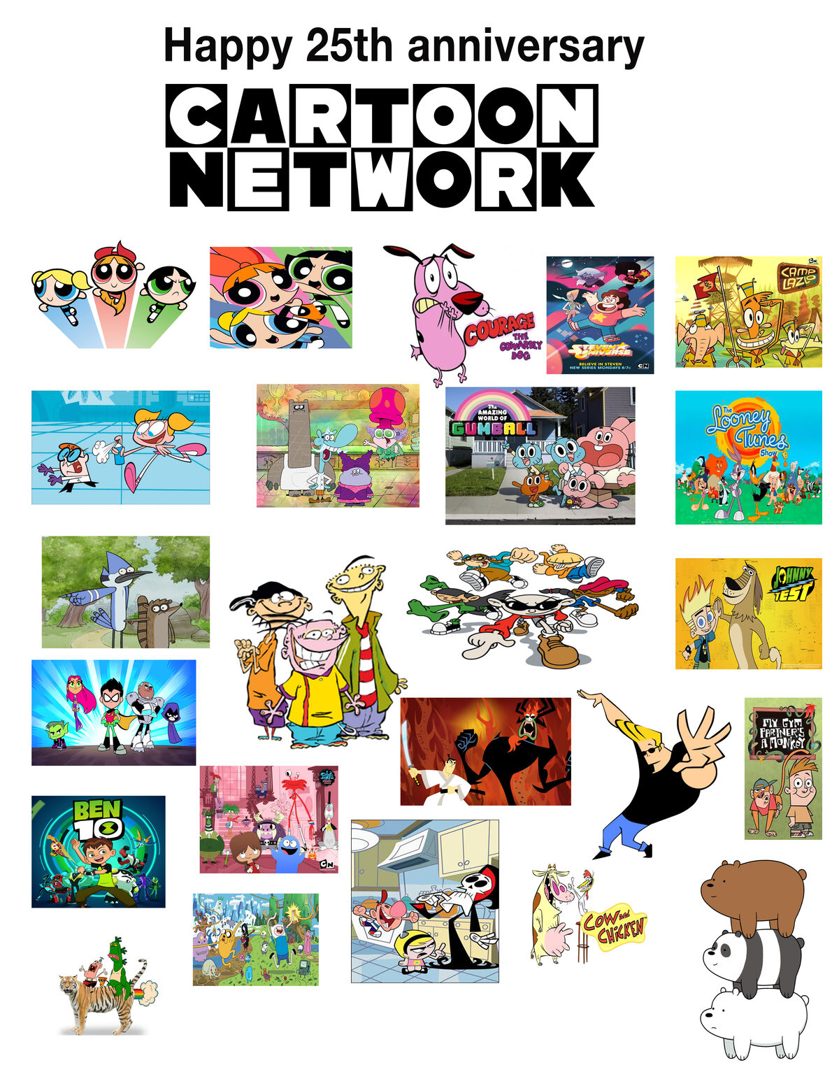 User blog:Thomperfan/Cartoon Network 25th anniversary picture | The ...