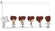 Lynn Loud's Model Sheet