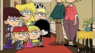 Girls listening to Mr. Loud's story.