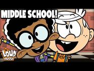 Lincoln & Clyde Go to Middle School! 😱 - "Middle Men" Full Scene - The Loud House