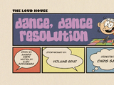 Dance, Dance Resolution