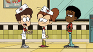 S6E13B Benny explains that he kept moving Luan around so he wouldn't notice