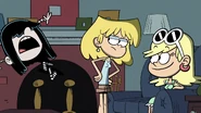 Lori and Leni give Lucy a taste of her own medicine.