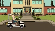 "There goes Huggins!"