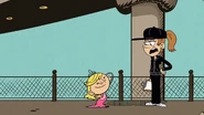 "Sorry little girl, we're shooting a dangerous stunt."
