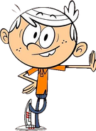 Lincoln Loud Leaning Stock Art