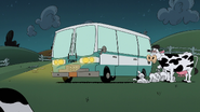 S7E12B Rita swerving around some cows